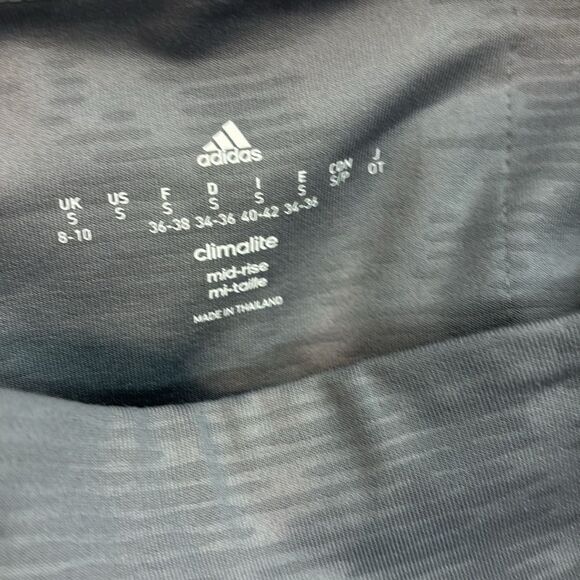 ADIDAS | Climalite Midrise Women’s Grey Capris Workout Leggings Size S - Picture 7 of 9